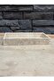 Natural Travertine Tray Presentation Tray 35X20X5 cm - Decorative Kitchen and Presentation Tray - 3