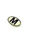 Double Layer Embossed Oval Letter m Special for Labelers - High-Quality and Stylish Design Oval Glass Ornament m Letter - 2