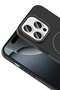 Aconcept iPhone 15 Pro Max Broş Magsafe Cover (74013) - Black - 2