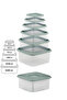 Sa-645-1 6 Pieces Deep Freezer Microwave Storage Container - Multi-Purpose Food Storage Container Set - 5