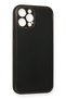 Aconcept iPhone 12 Pro Case Coco Leather Silicone Cover (113715) - Black - 3