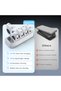 Family Power Bank Station 22.5W Fast Charging, 10000mAh Portable Chargers,Built-in C Cables, LED Display for Home Office Cafe Outdoor - 6