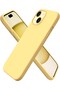 iPhone 15 Liquid Silicone Case - Slim Fit Soft Touch Protective Cover with Microfiber Lining & Camera Protection