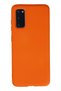 Aconcept Galaxy S20 Case Nano Inside Velvet Silicone (144316) - Orange