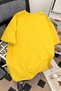 La Hand Sign Front Printed Street Fashion Unisex T-Shirt - 3