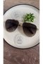 Gold Framed Gradient Glass Aviator Men's Sunglasses - 2