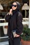Vespa Raglan Sleeve High Collar Zippered Bomber Jacket - 3