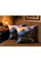 Landscape Patterned 4-Piece Decorative Throw Pillow Cover and Runner Set - 7