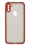 Aconcept Galaxy A11 Case Montreal Silicone Cover (11308) - Red - 2