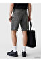 Lcw Jeans Anthracite Regular Fit Men's Jean Shorts - 3