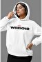 The Weeknd Rapper Singer Back Printed Unisex Oversize Combed Cotton Hoodie - 2