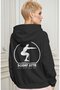 Squat Ryte Fitness Gym Bodybuilding Athlete Back Printed Unisex Oversize Combed Cotton Hoodie - 3