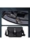 Durable Sling Bag Anti-Theft Water Repellent Durable Stylish Shoulder Bag with Multiple Compartments for Casual/ Daily/ Travel, KB00827, Black - 5