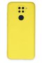 Aconcept Redmi Note 9 Case Nano Interior Velvet Silicone (81520) - Yellow