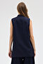 Modern Fit Linen Striped Casual Vest with Double Breasted Closure # Yl26011 - 6
