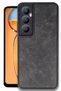 Aconcept Realme C65 Case Aras Leather Cover (95434) - Black