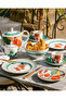 Lotus Green Porcelain Breakfast Plate 22 cm - 3