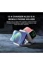 White Foldable Folding Induction Charger for Iphone 15/14/13/12/11 Pro Max Mag Safe Compatible Magnetic Charger Fast Charge for Applewatch / AirPods 2 / 3 / Pro Charge 3 Devices - 6