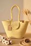 Straw Beach Bag Handmade Bohemian Summer Shoulder Bag for Women - 5