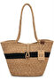 Straw Beach Bag Handmade Bohemian Summer Shoulder Bag for Women
