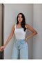 High Waist Jean with Front Stitching Detail - 4