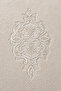 Lacy 2-Piece Non-Slip Leather-Based Oval Bath Mat with Tassels, Washable Bath Set Simela - 5