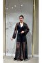 6 Piece Dowry Satin Nightgown Dressing Gown Pajama Set |   6-Piece Bridal Set with Shorts