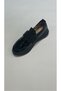 Genuine Leather Patent Leather Casual Women's Shoes with Rubber and Buckle Details - 5