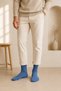 Solid Color Men's Sports Socks Navy Blue Men's Sports Socks - 7