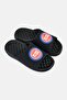 Men Detroit Pistons Primary Logo Slip On Slides, Black - 2