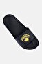 Kids Boy New York Knicks Gold Slip On Slides, Black - 4