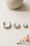 Women's Bombeli 3 Size Hoop Earrings - 3