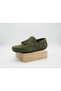 Gr0535 Genuine Suede Nubuck Leather Tasseled Handmade Dark Green Color Rok Model Flexible Sole Loafer Casual Shoes - 5