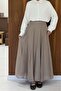 Mink Covinha Chiffon Skirt - 3