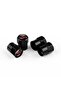Mini Cooper Logo Aluminum Coating 4 Pieces Valve Cover (Black) - 2
