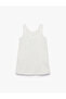 Bow and Heart Decorated Crew Neck Sleeveless Tweed Gilet Dress - 4