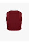 Slim Fit High Neck Sleeveless Tulle Detailed Blouse - 2