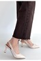Hies Beige Patent Leather Heeled Shoes - 2