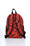 Triple Set Waterproof Primary & Secondary School Backpack with Lunch Bag & Pen Holder - Red - 7