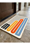 Non-Slip Sole Positive Energy Themed Washable Door Front-Bathroom Mat 40X60 cm