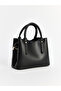 Leather look women's shoulder bag - 2