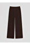 Elastic Waist Wide Leg Women's Trousers - 6