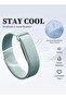 Woven Nylon Sport Loop Band for Fitbit Air – Breathable Elastic Replacement Strap with Secure Hook-and-Loop Fastener – Comfortable Lightweight Wristband - Fog Fog - 3