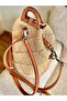 Backpack Strap Set with Handle - Tan - 7