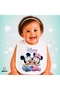 Mickey and Minnie Linen Baby Bib – Soft, Absorbent, Washable, Special Design P134