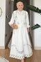 Embroidered Double Set A2026 White