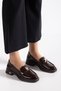 Buckle Detailed Flat Non-Slip Sole Loafer Oxford Women's Shoes - 3