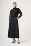 Women's Mesh Detail Skirt Suit Black 31448 - 6