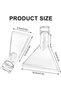 Two-pc vacuum cleaner nozzle set, vacuum cleaner nozzles, vacuum cleaner crevice nozzle, car vacuum cleaner nozzle, vacuum cleaner brush head,... - 2