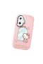 Poco F7 Compatible Case Camera Protector Pink Silicone Couple Phone Case with Kitty Pattern - 3
